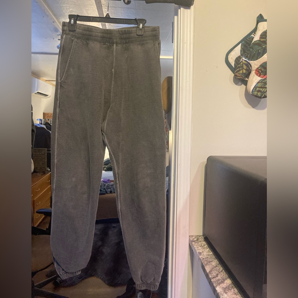 Cole Buxton Heavy Weight Warm Up Sweatpants Washed Black